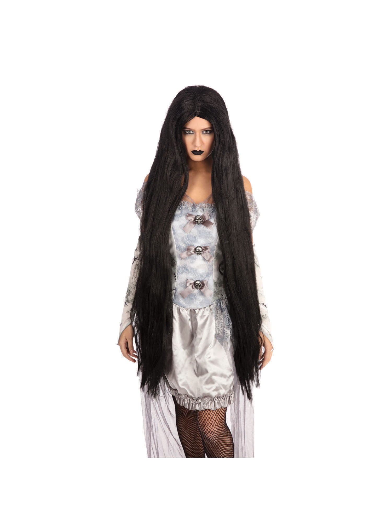 Long 40In Wig - Black