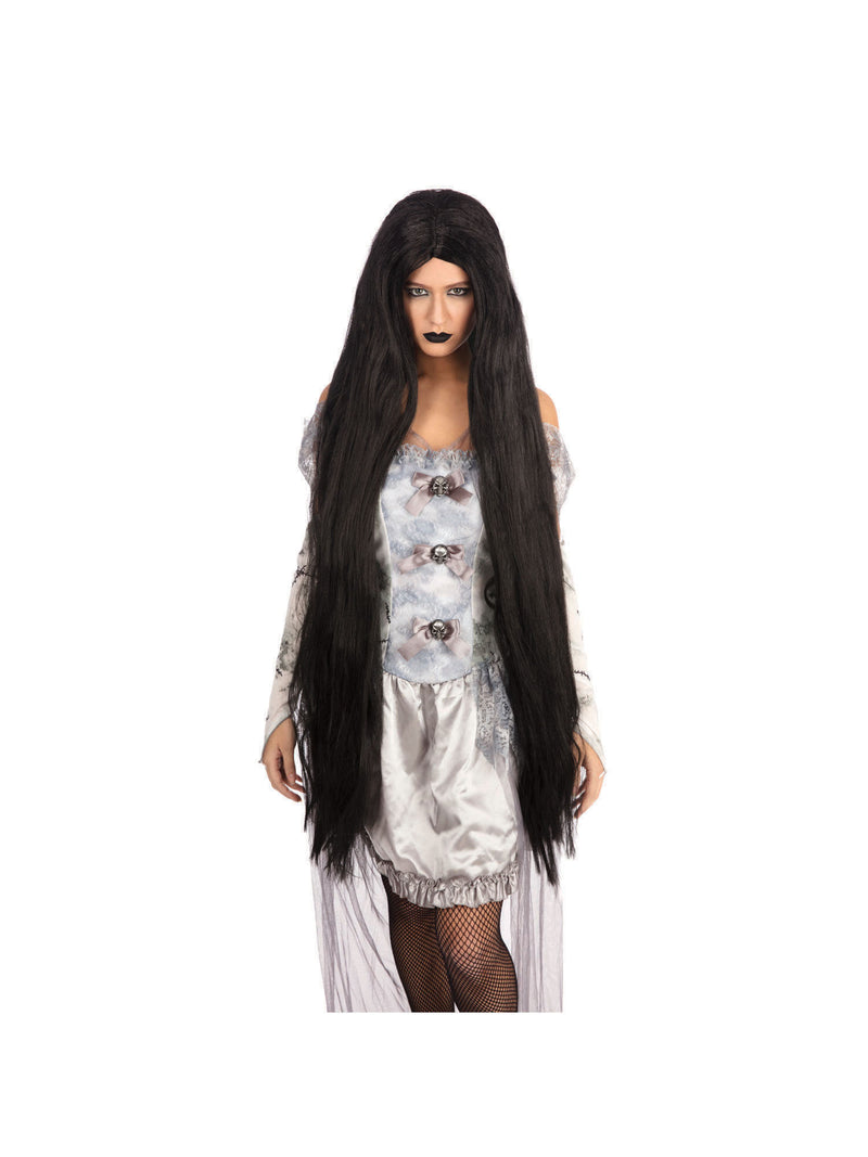 Long 40In Wig - Black