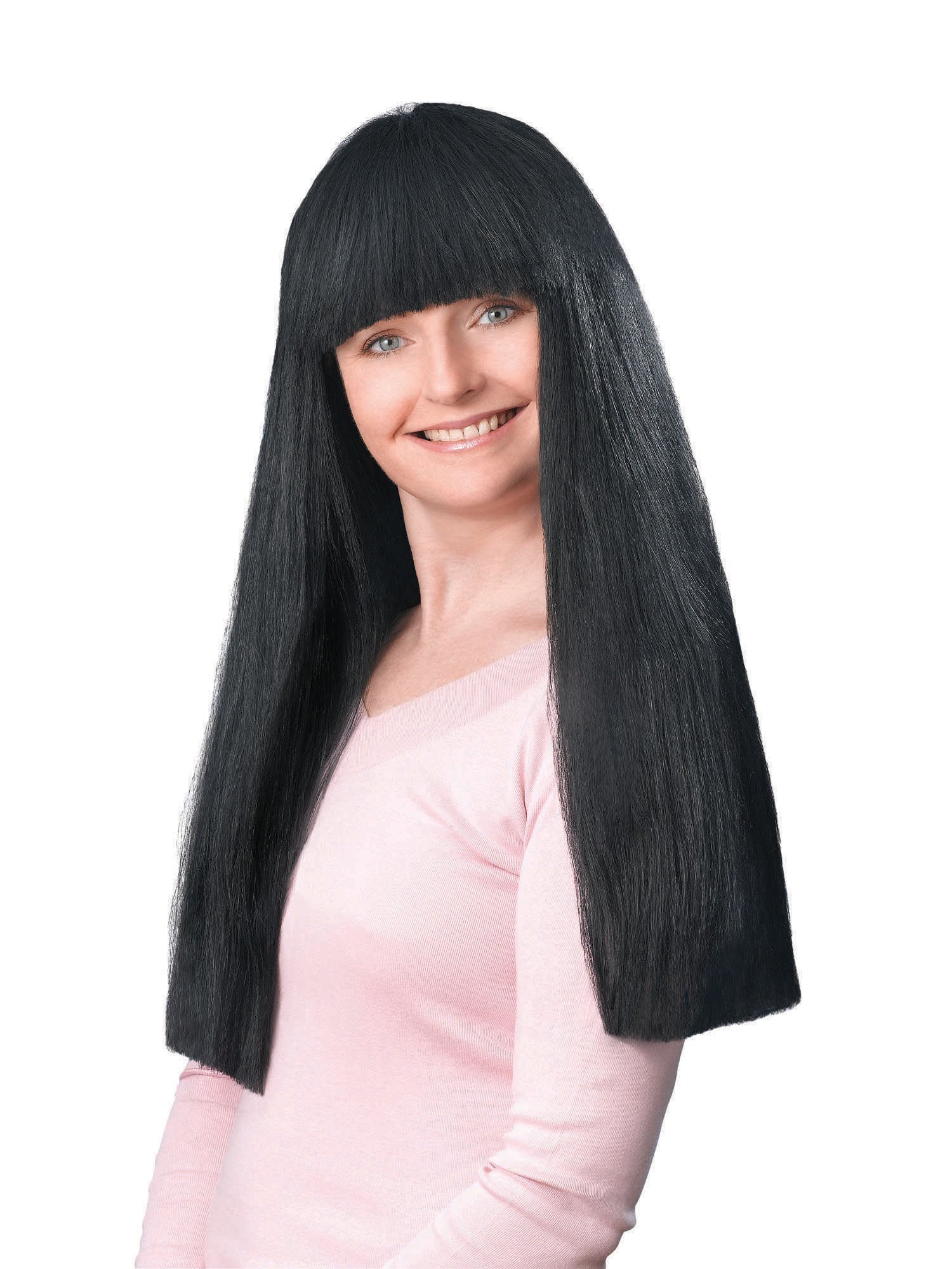 Fringe 24in Black Budget Wig