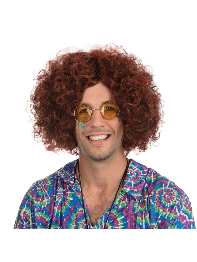 Hippy Man Wig - Brown/Black
