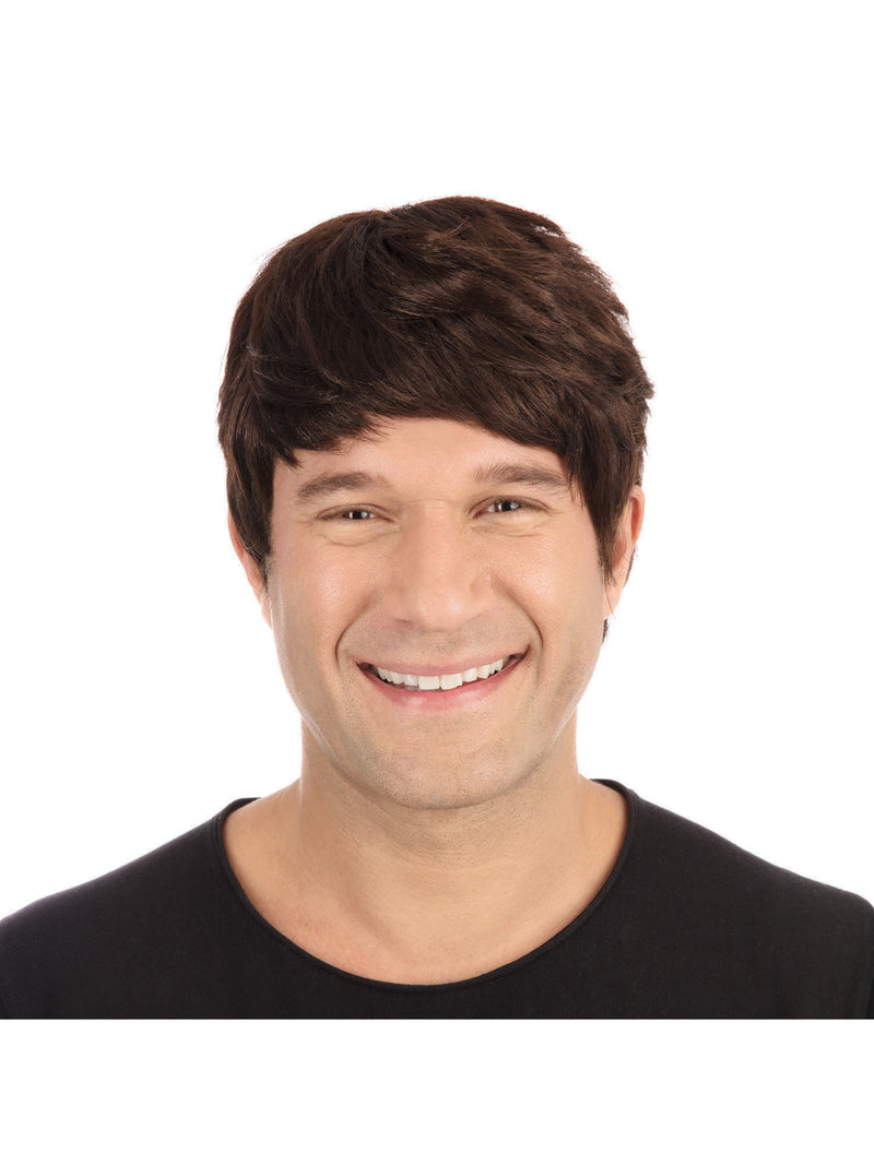 Short Brown Men's Wig