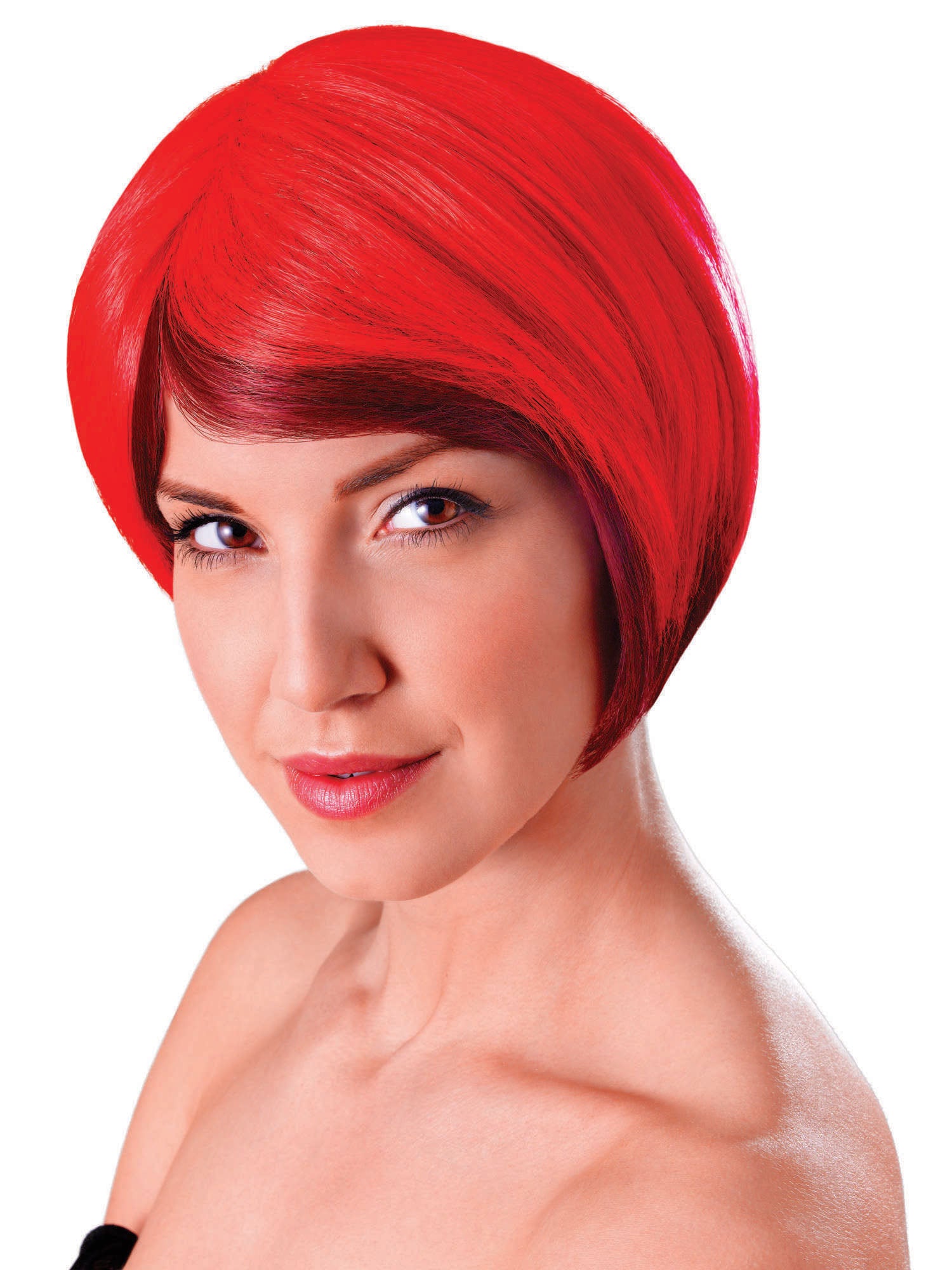 Blended Bob Wig Red***
