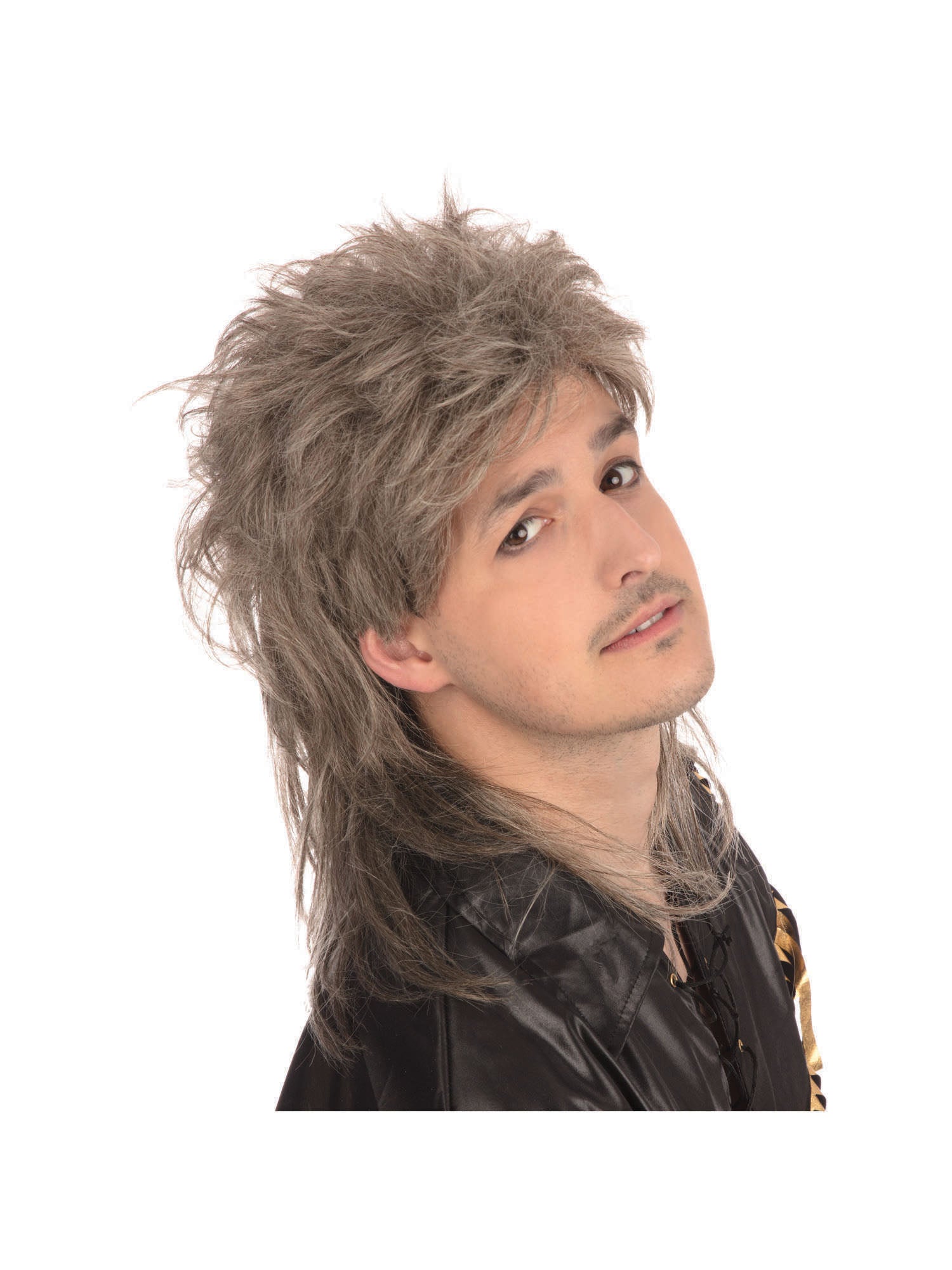 Mullet Wig Deluxe.Brown/Blonde