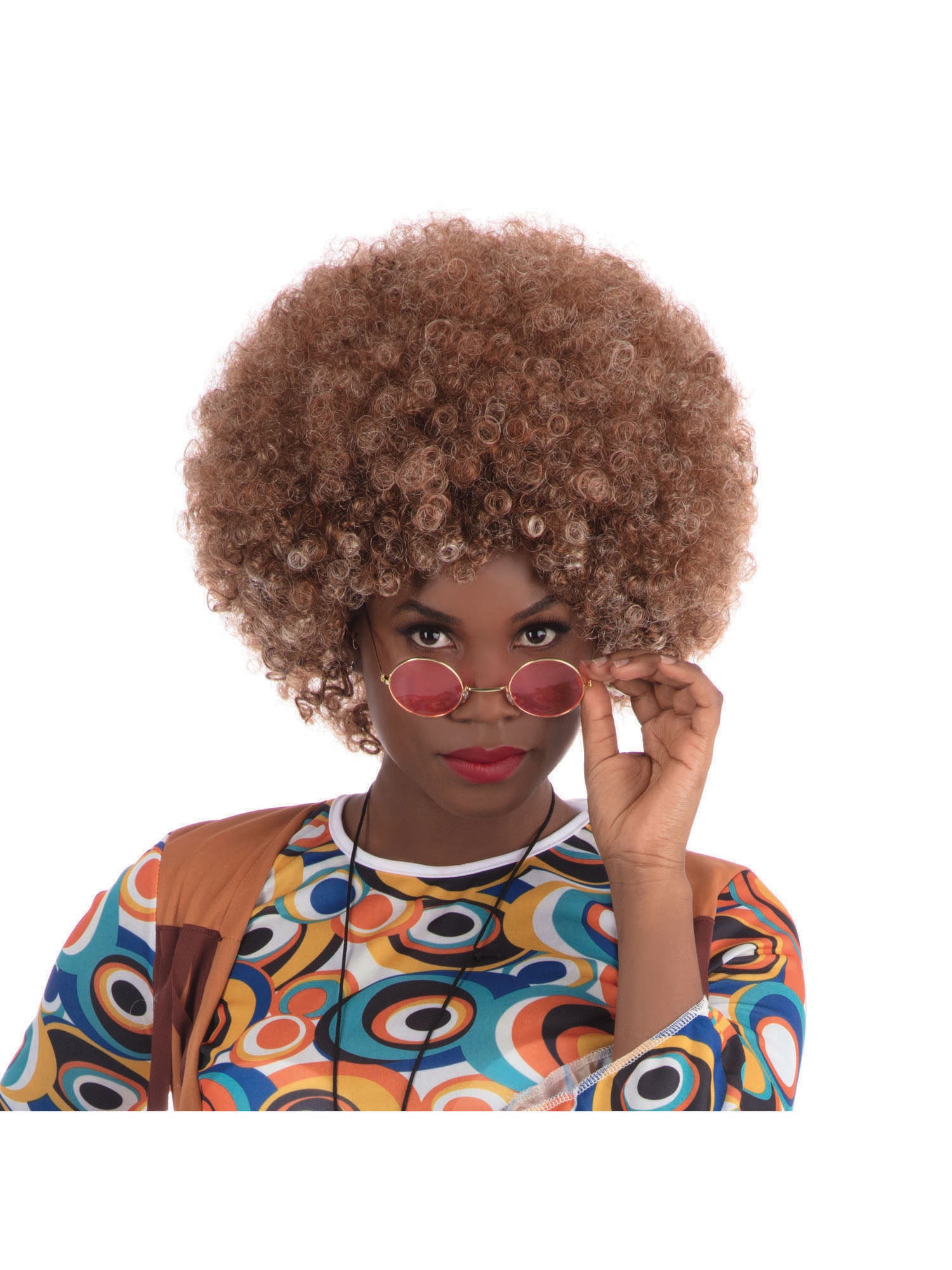 Beyonce Afro Wig. Brown (Boxed)