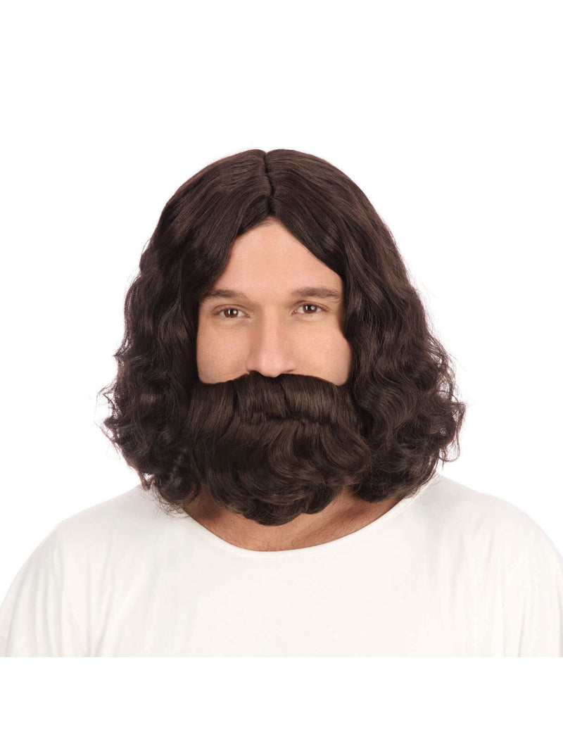 Hippy/Jesus Wig And Beard Set