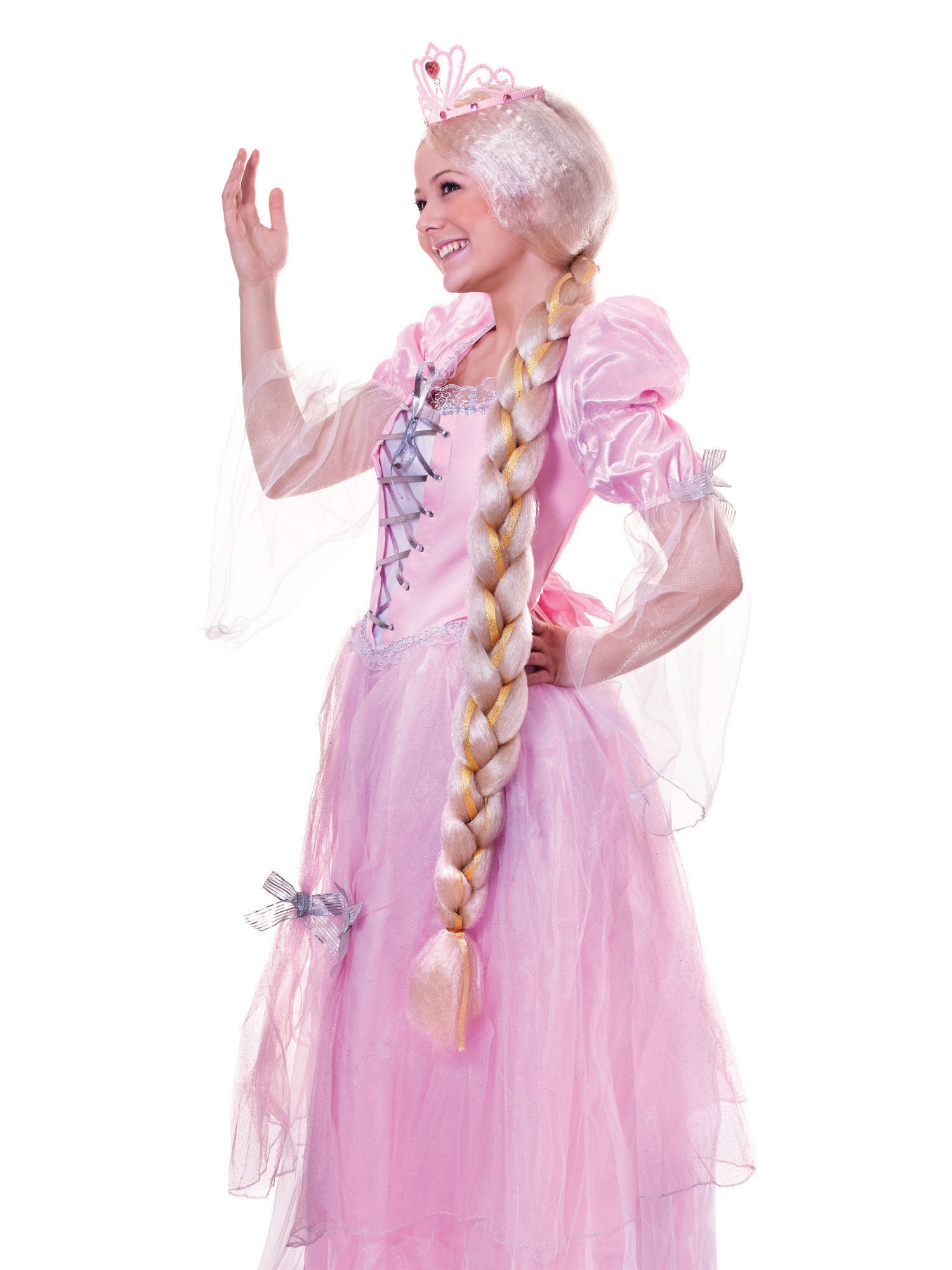 Long Braided Wig Blonde