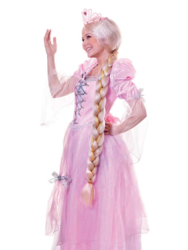 Long Braided Wig Blonde