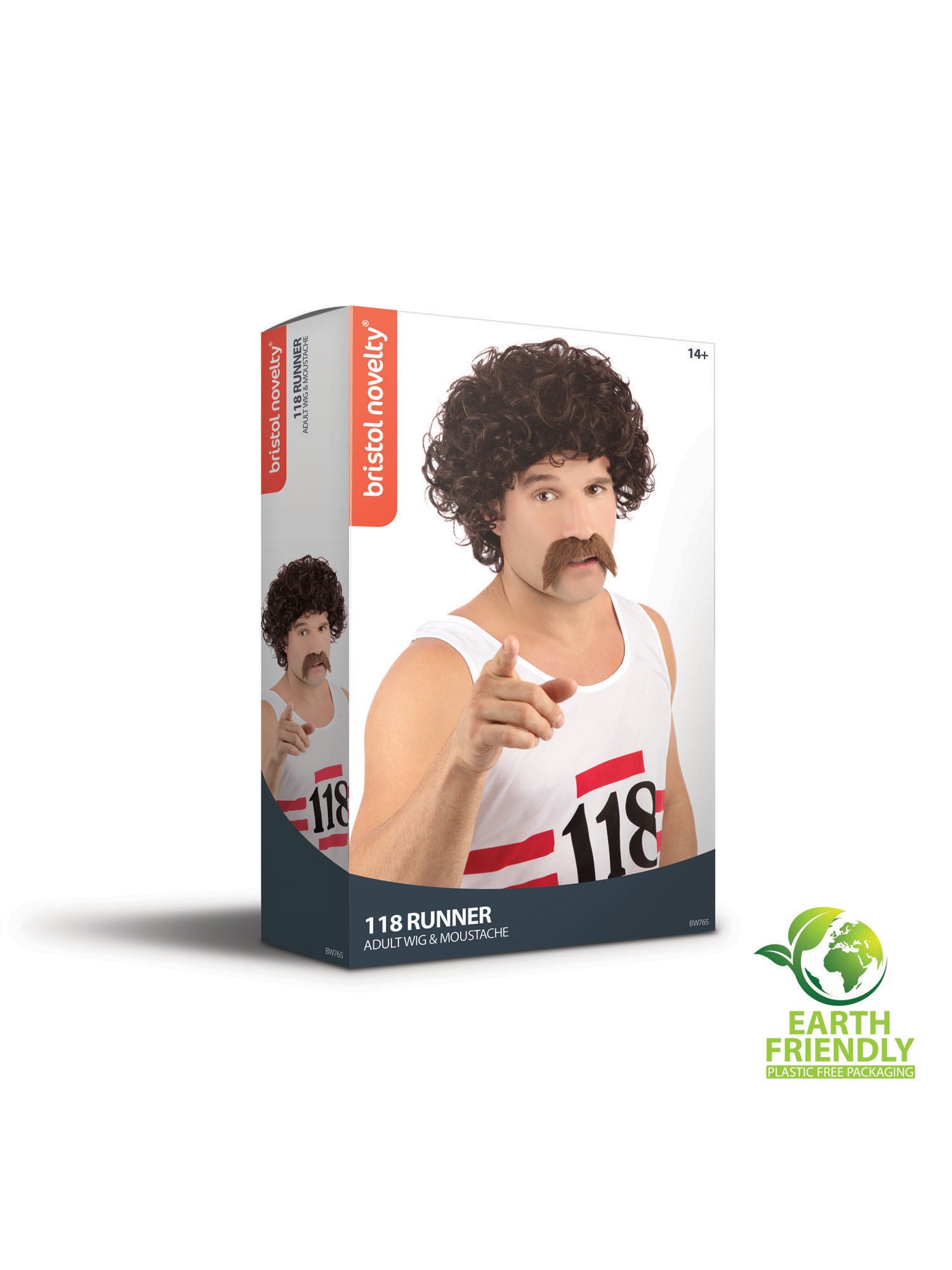 118 Wig + Tash Set