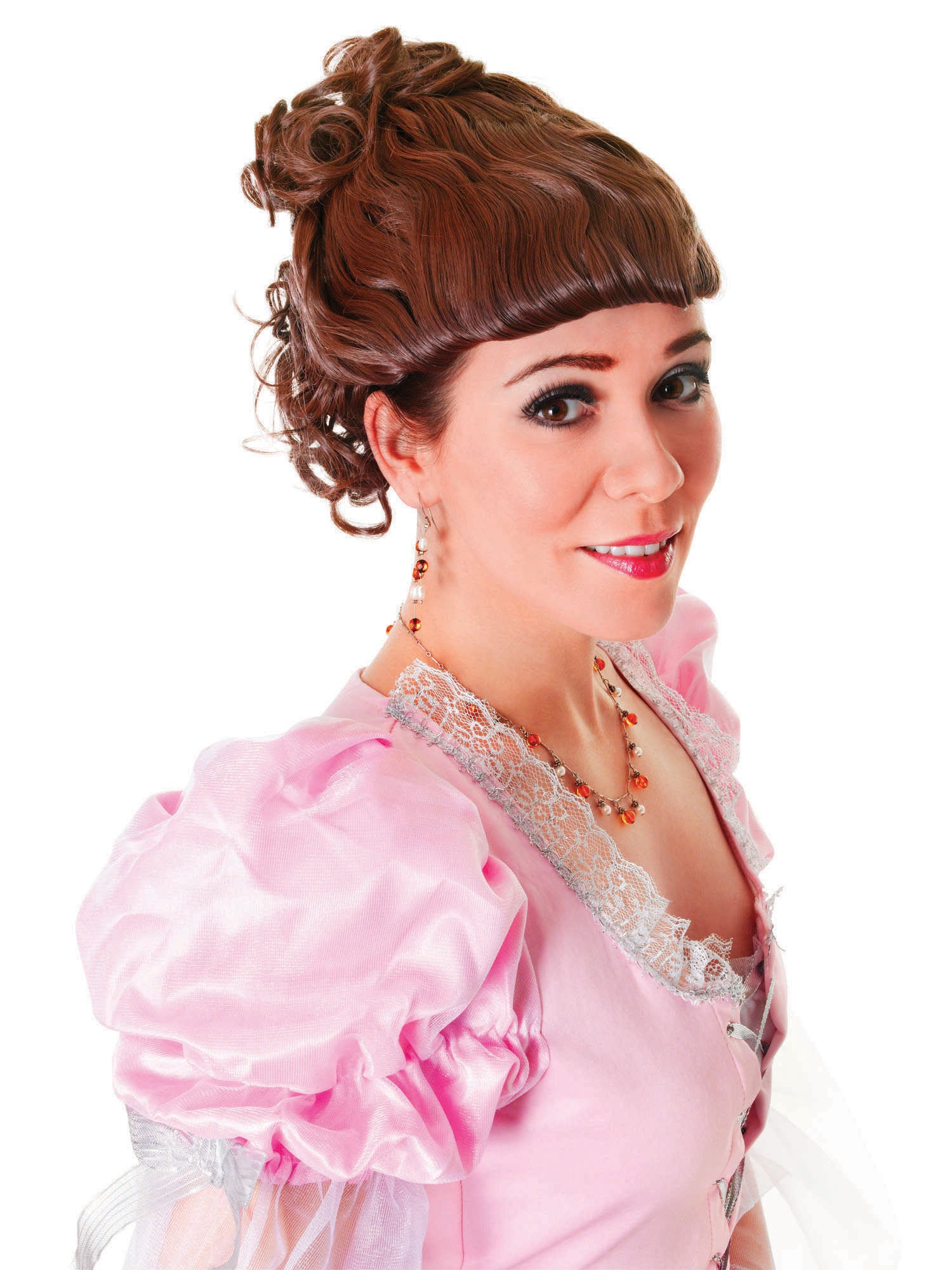Victorian Lady Wig Brown ***