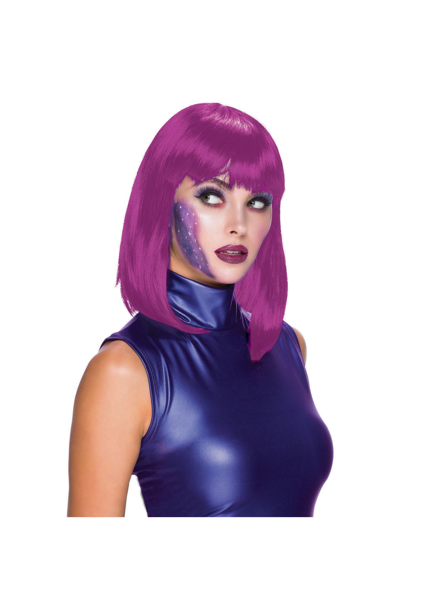 Chic Doll Wig. Neon Purple