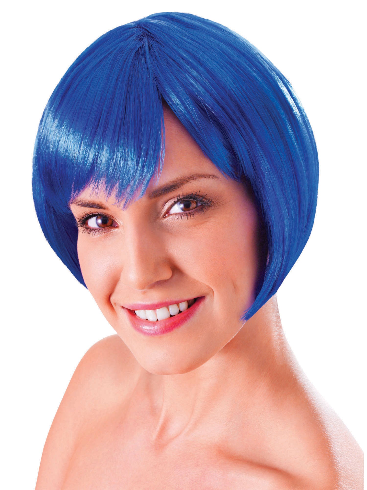 Flirty Flick Wig. Blue ***