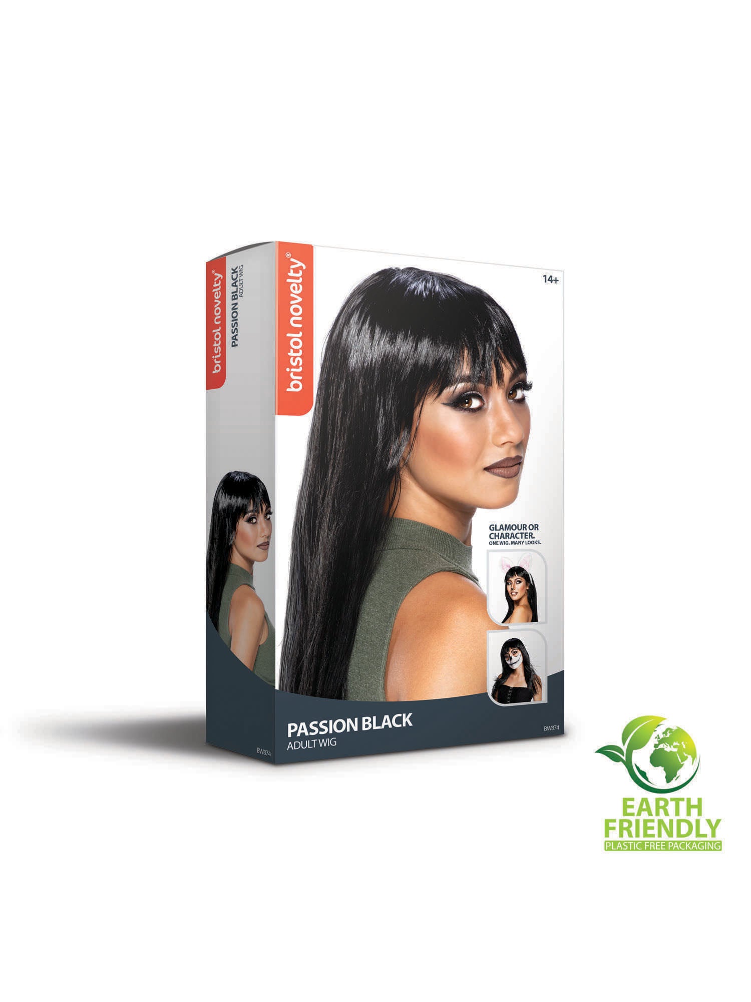 Passion Black Wig