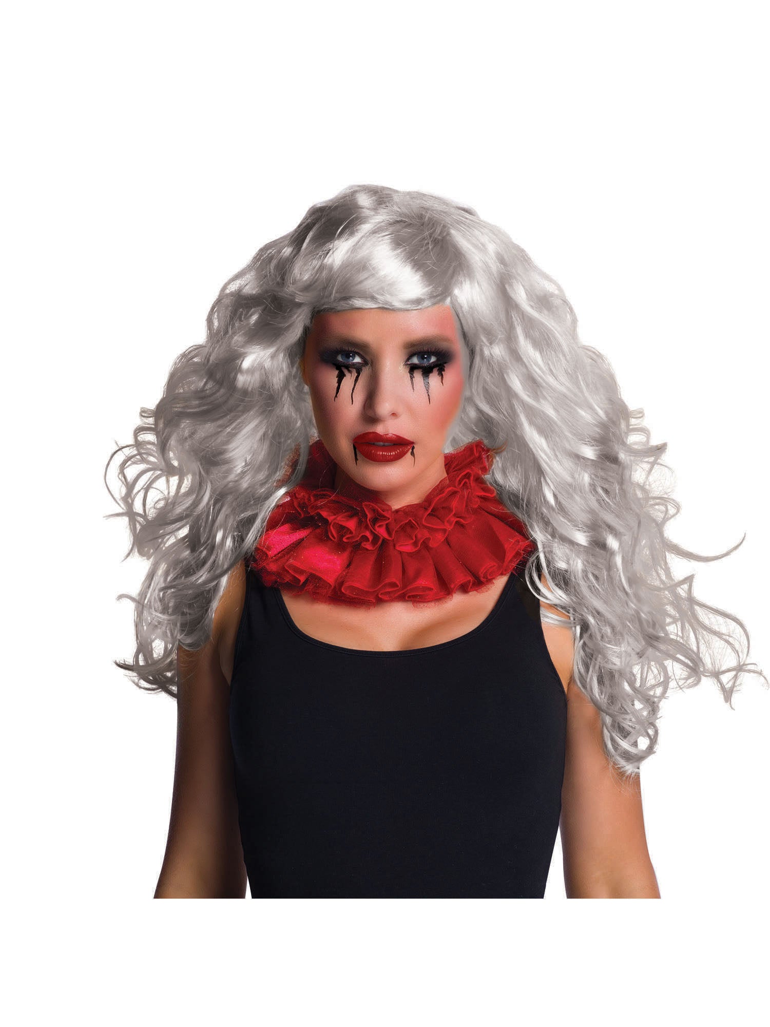 Temptress Gothic Wig. Silver Grey