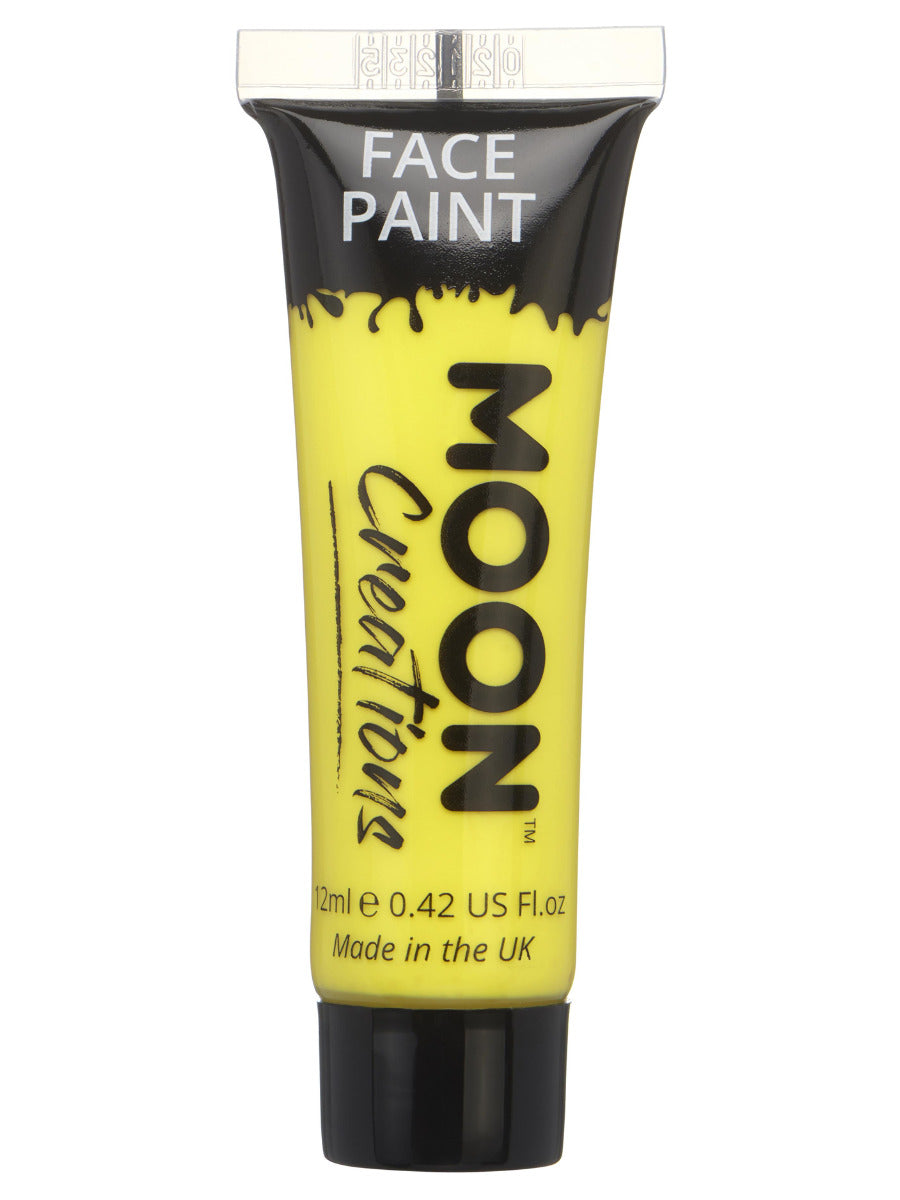 Moon Creations Face & Body Paint, Yellow - 1