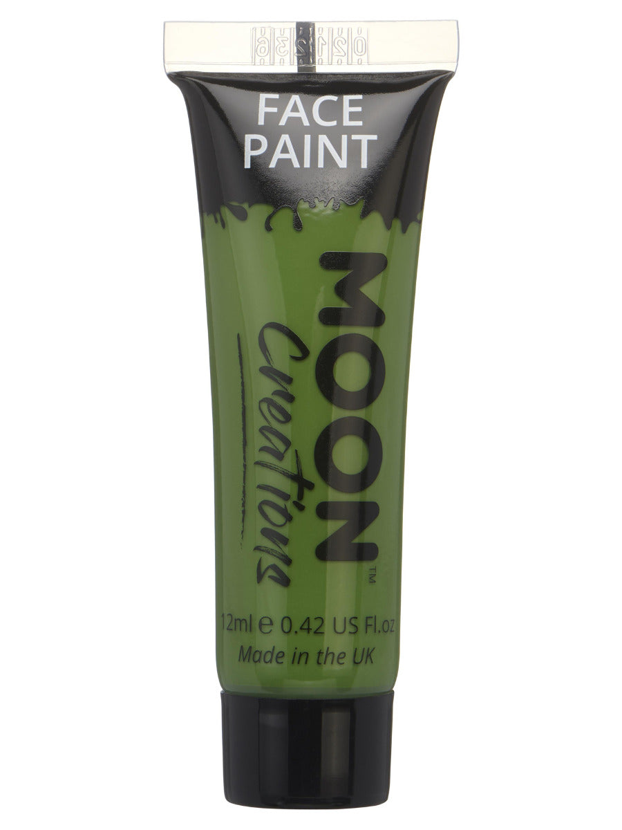 Moon Creations Face & Body Paint, Green - 1