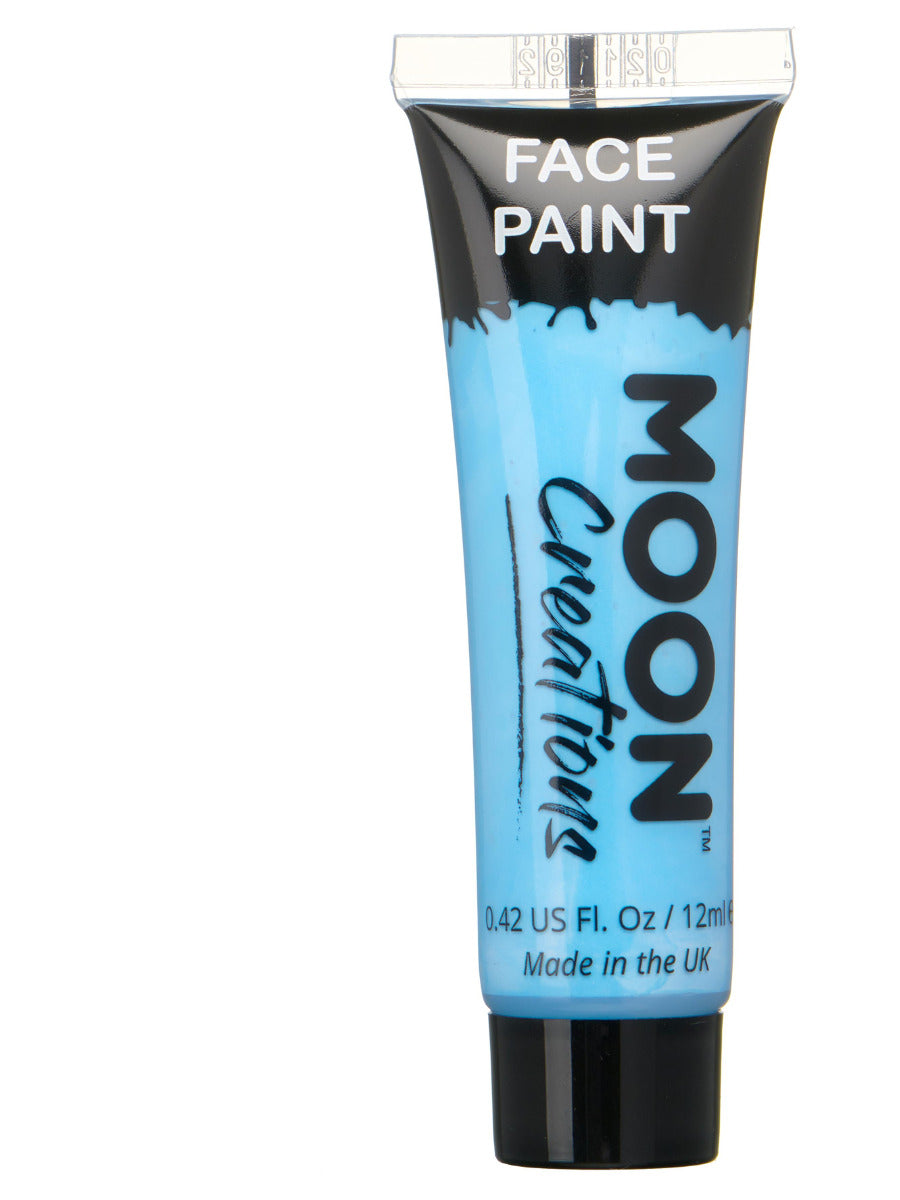 Moon Creations Face & Body Paint, Light Blue - 1