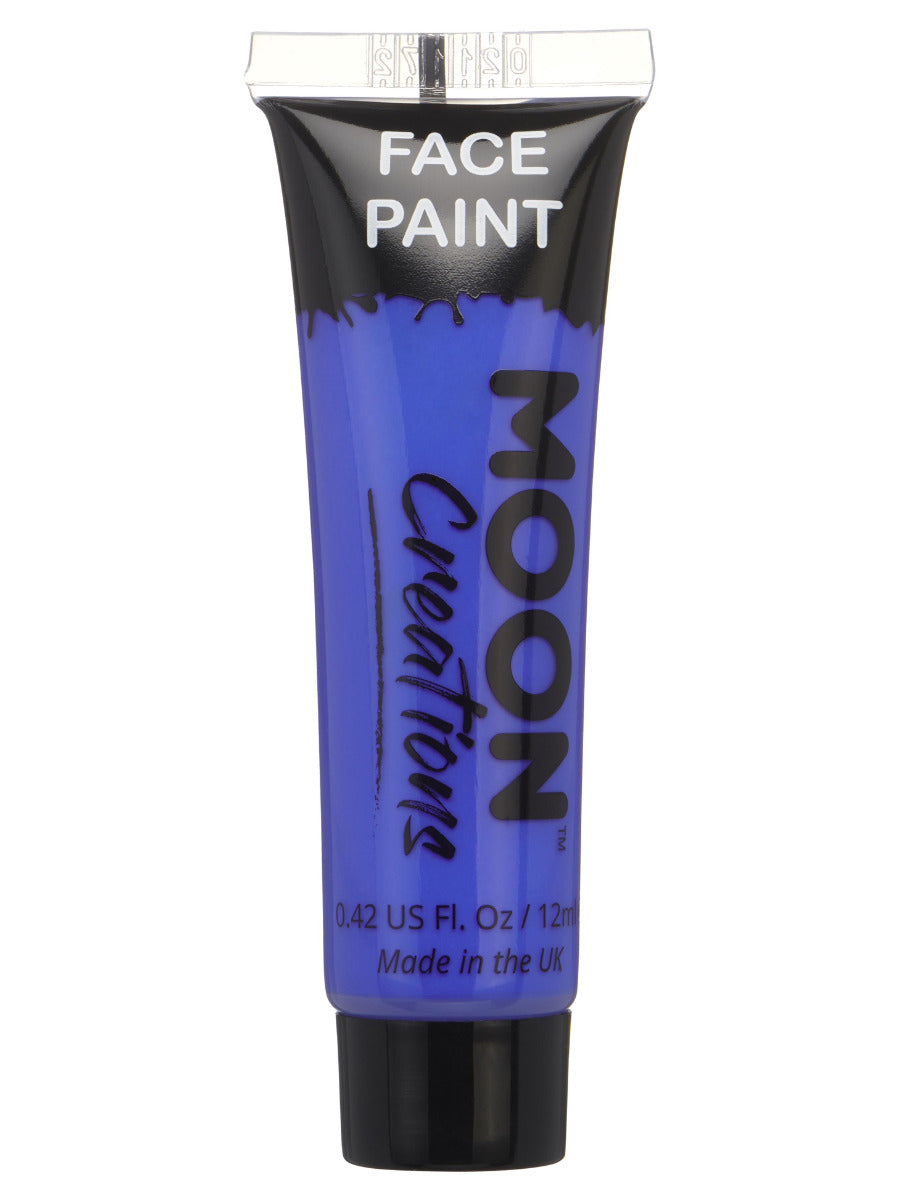 Moon Creations Face & Body Paint, Dark Blue - 1
