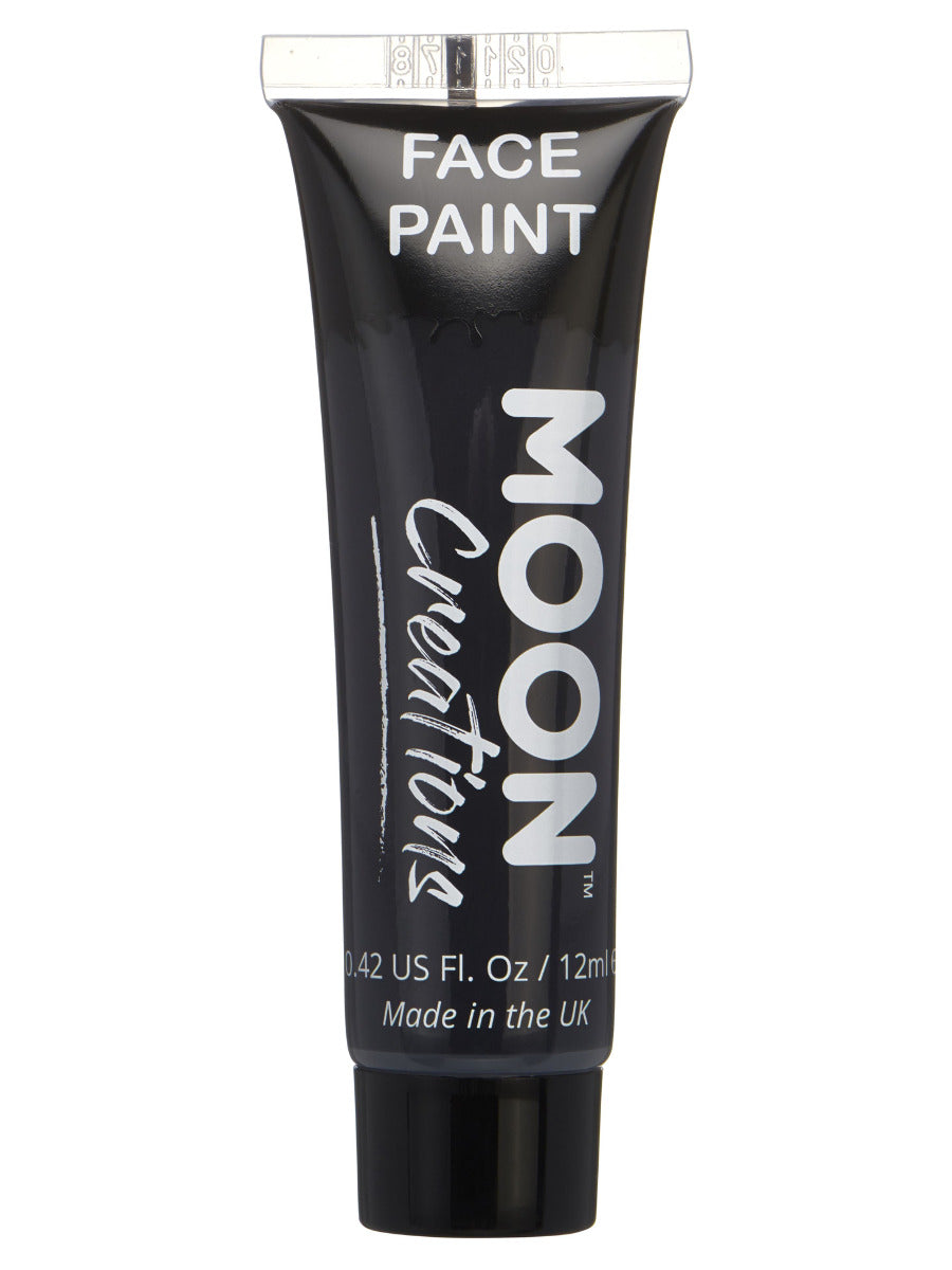 Moon Creations Face & Body Paint, Black - 1