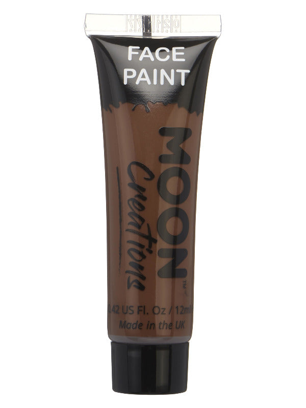 Moon Creations Face & Body Paint, Brown - 2