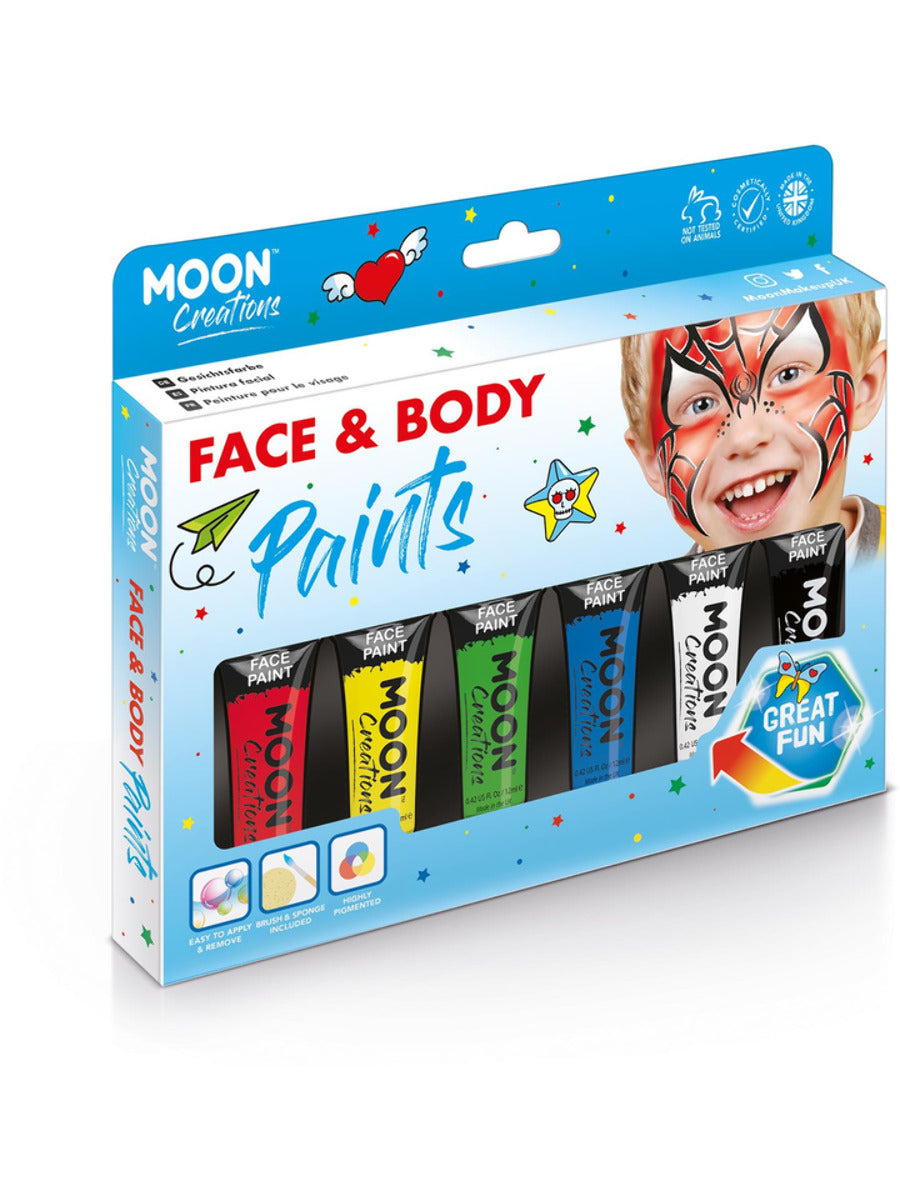 Moon Creations Face & Body Paint, Assorted - 1