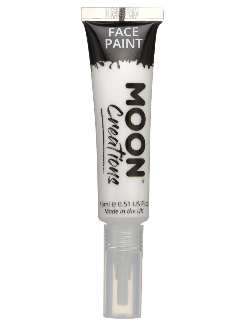 Moon Creations Face & Body Paints, White - 1