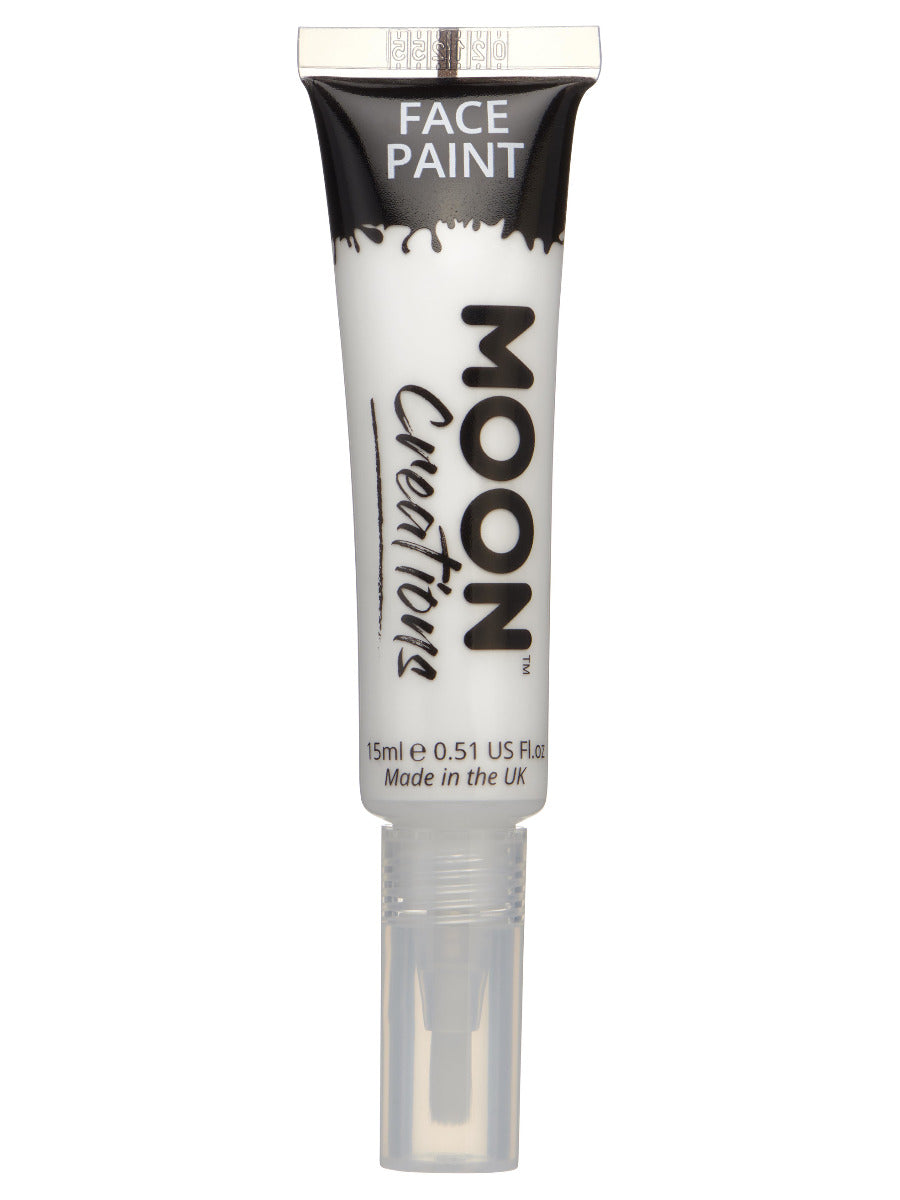 Moon Creations Face & Body Paints, White - 1