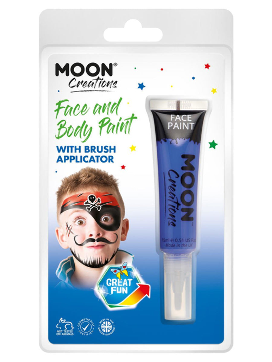 Moon Creations Face & Body Paints, Dark Blue - 1