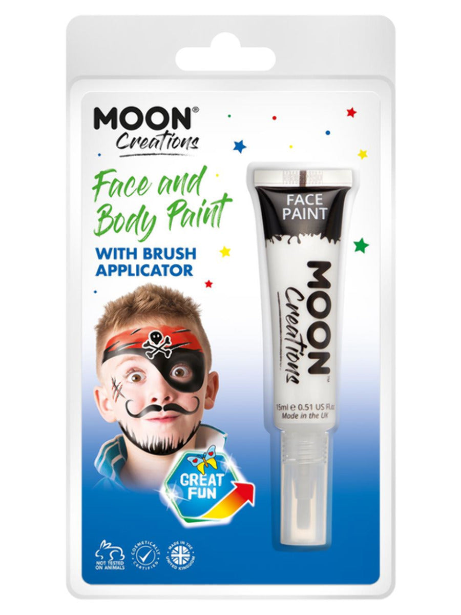 Moon Creations Face & Body Paints, White - 1