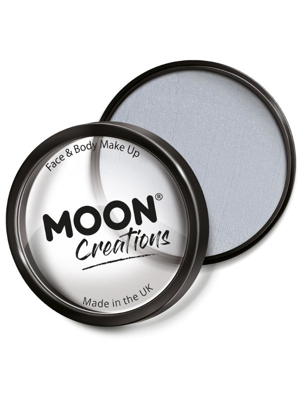 Moon Creations Pro Face Paint Cake Pot, Light Grey - 2