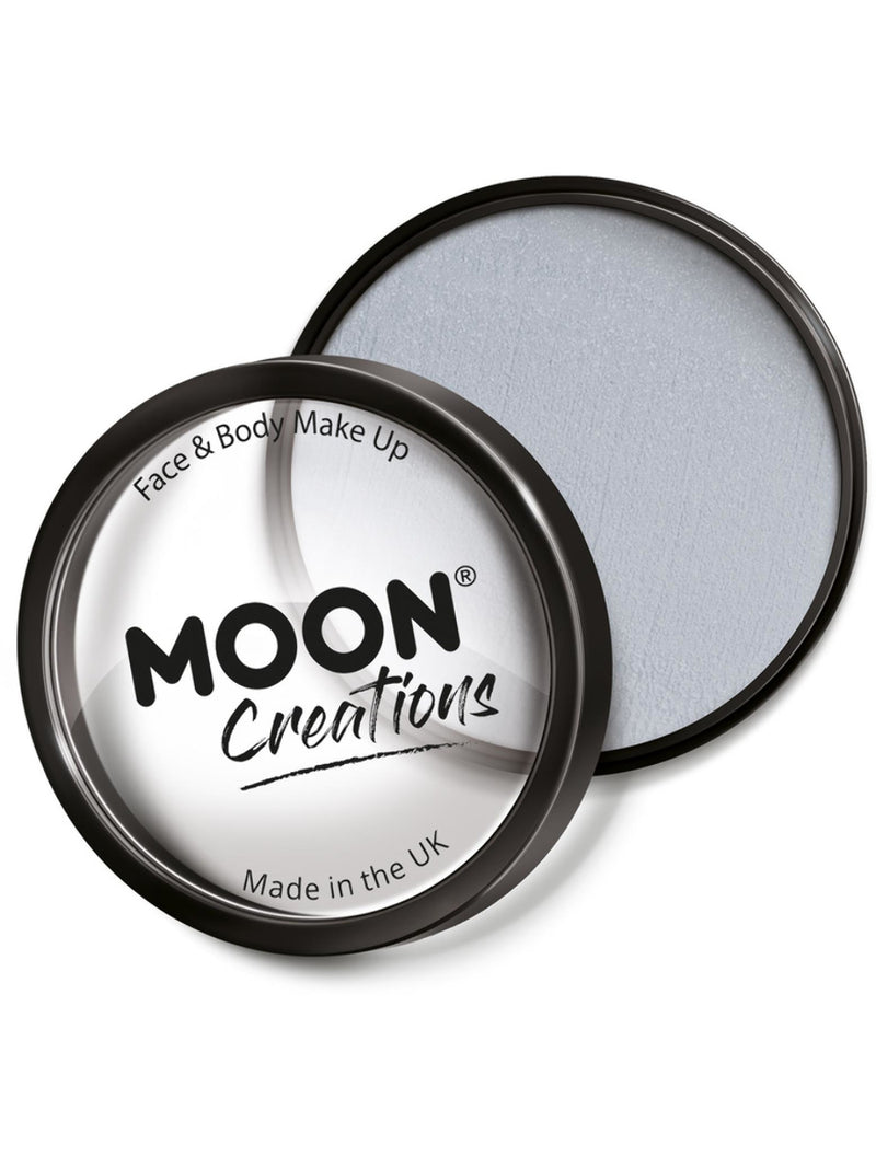 Moon Creations Pro Face Paint Cake Pot, Light Grey - 1