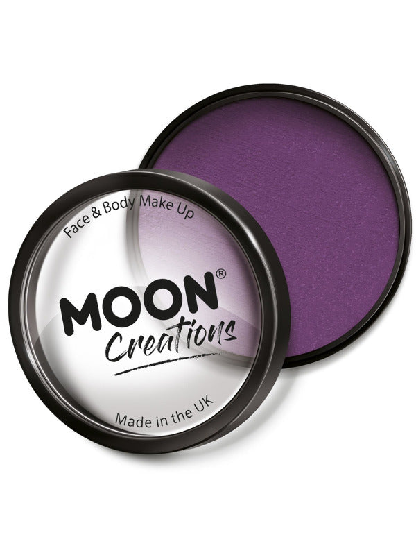 Moon Creations Pro Face Paint Cake Pot, Purple - 2
