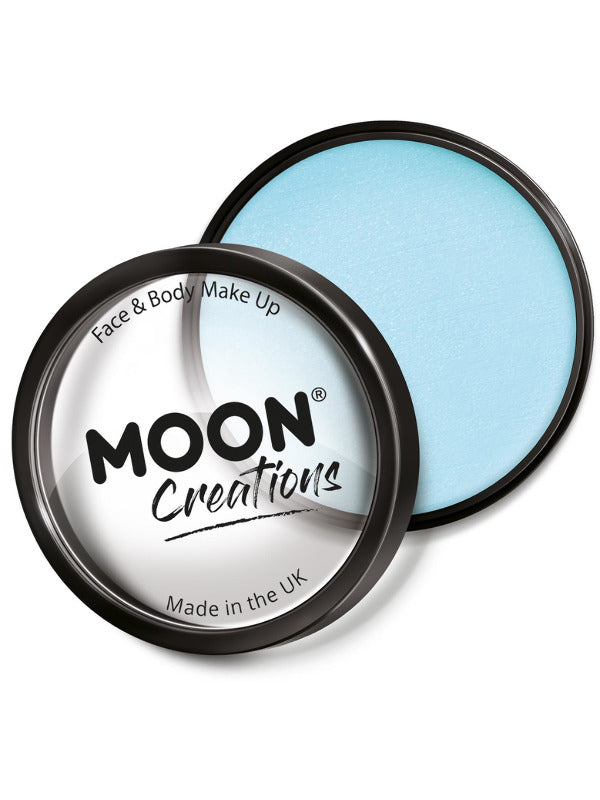 Moon Creations Pro Face Paint Cake Pot, Light Blue - 2
