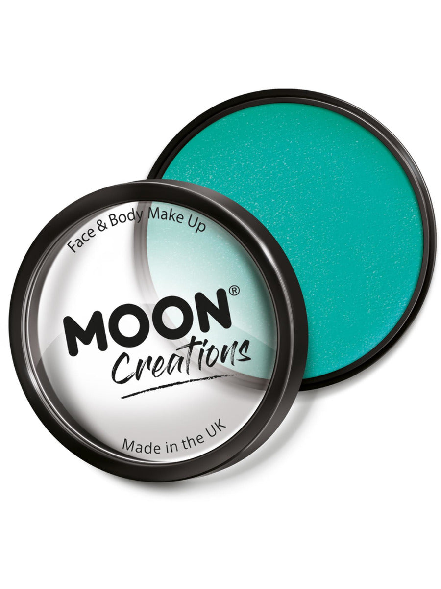 Moon Creations Pro Face Paint Cake Pot, Turquoise - 1
