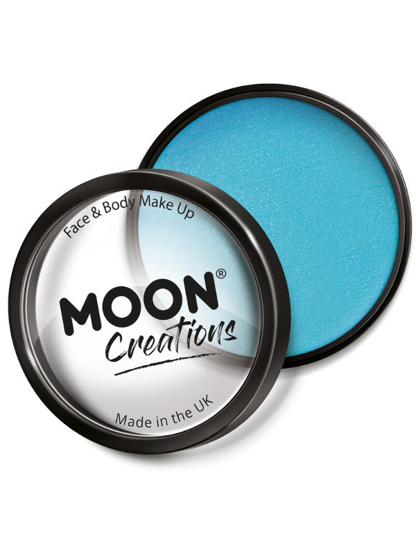 Moon Creations Pro Face Paint Cake Pot, Aqua - 2