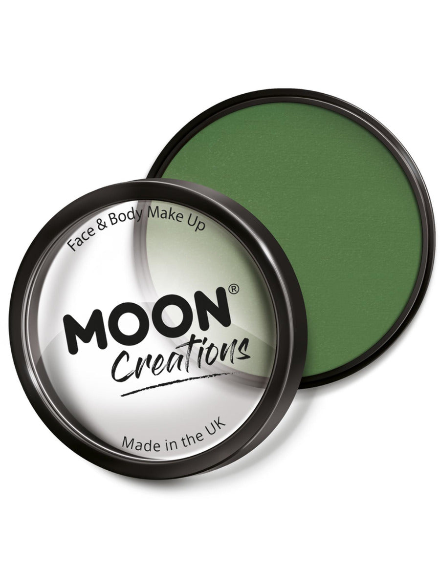 Moon Creations Pro Face Paint Cake Pot,Grass Green - 1