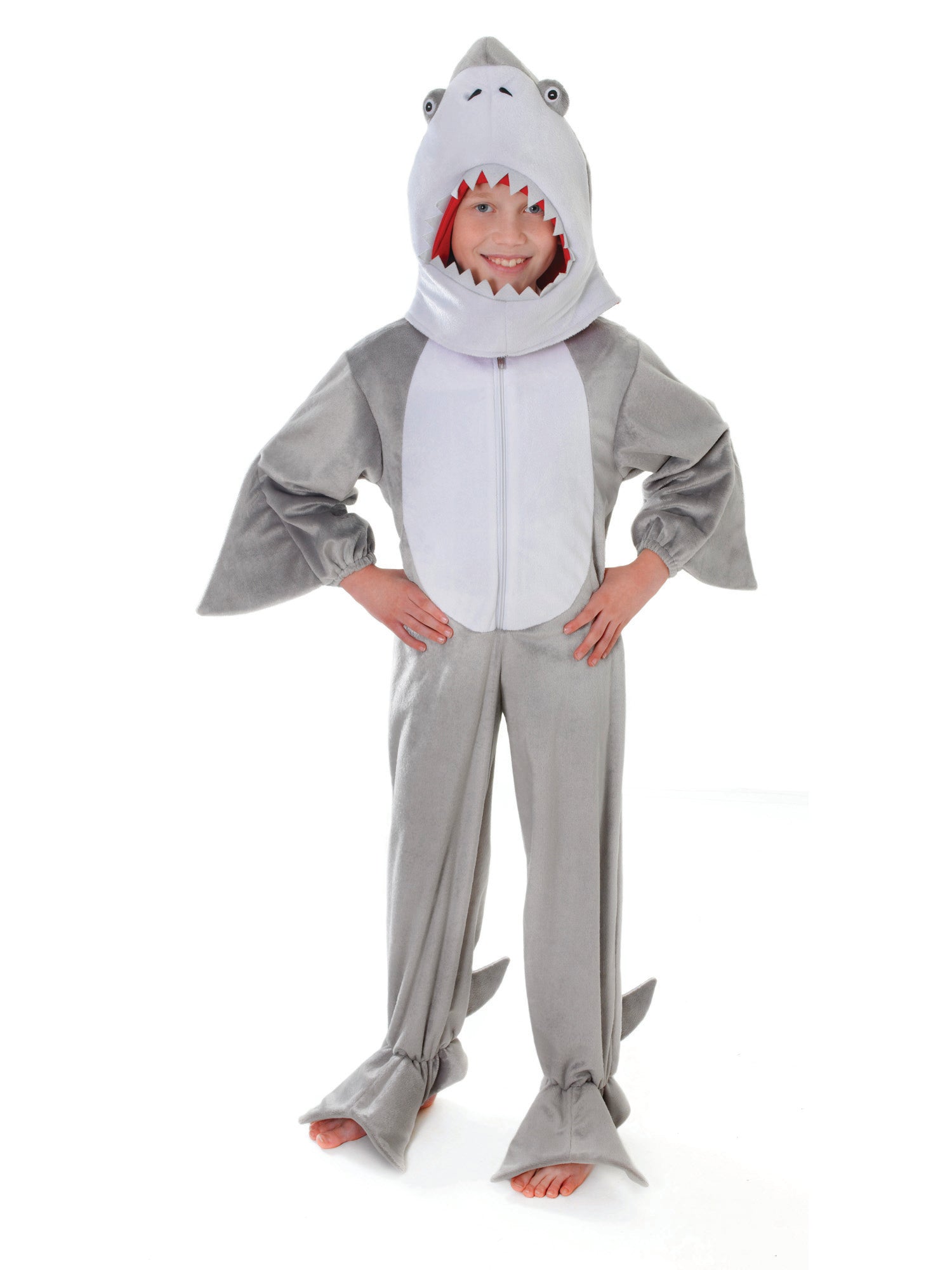 Shark Costume Plush W/Head (128Cm)