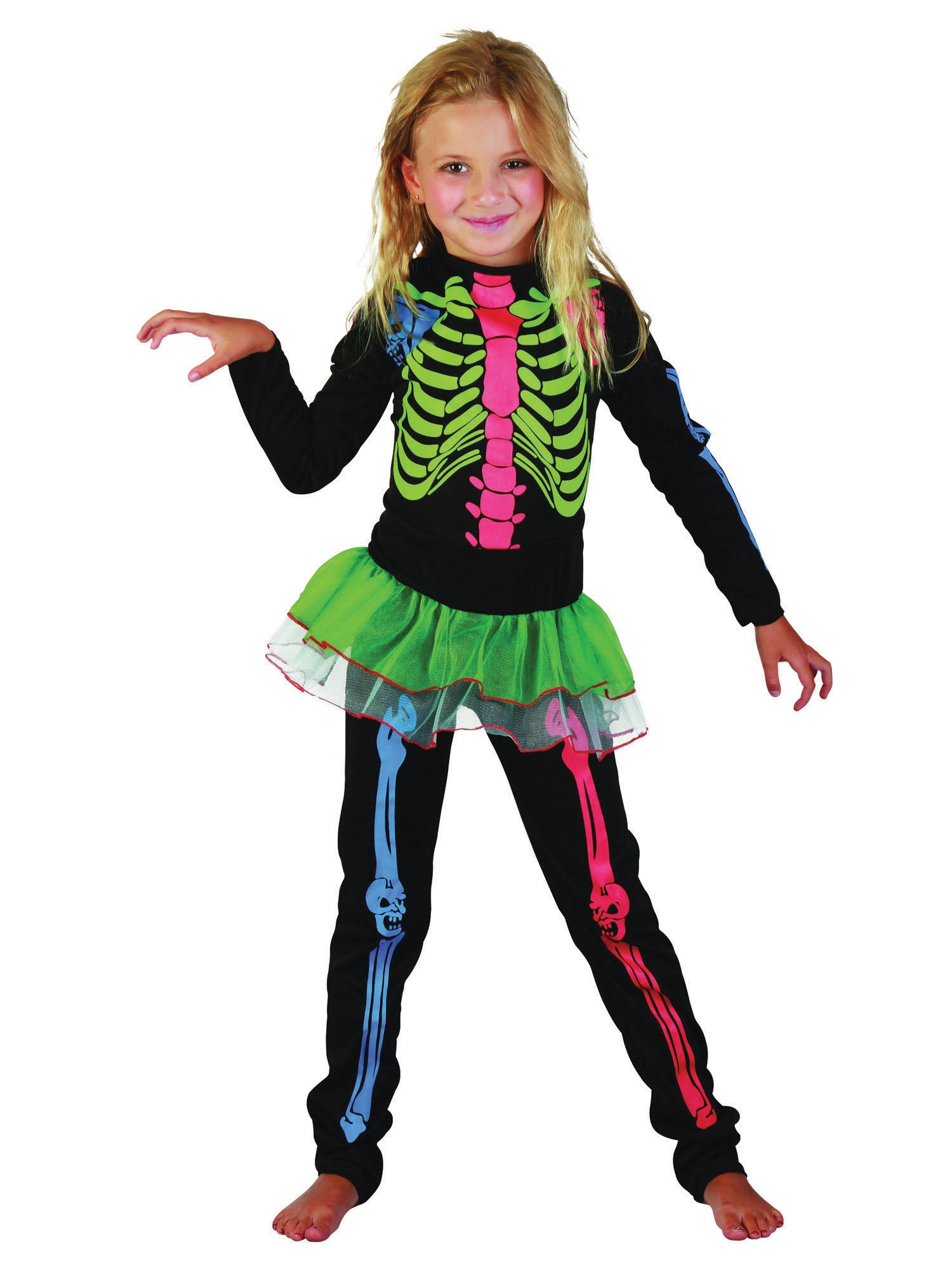 Skeleton Girl Multicoloured