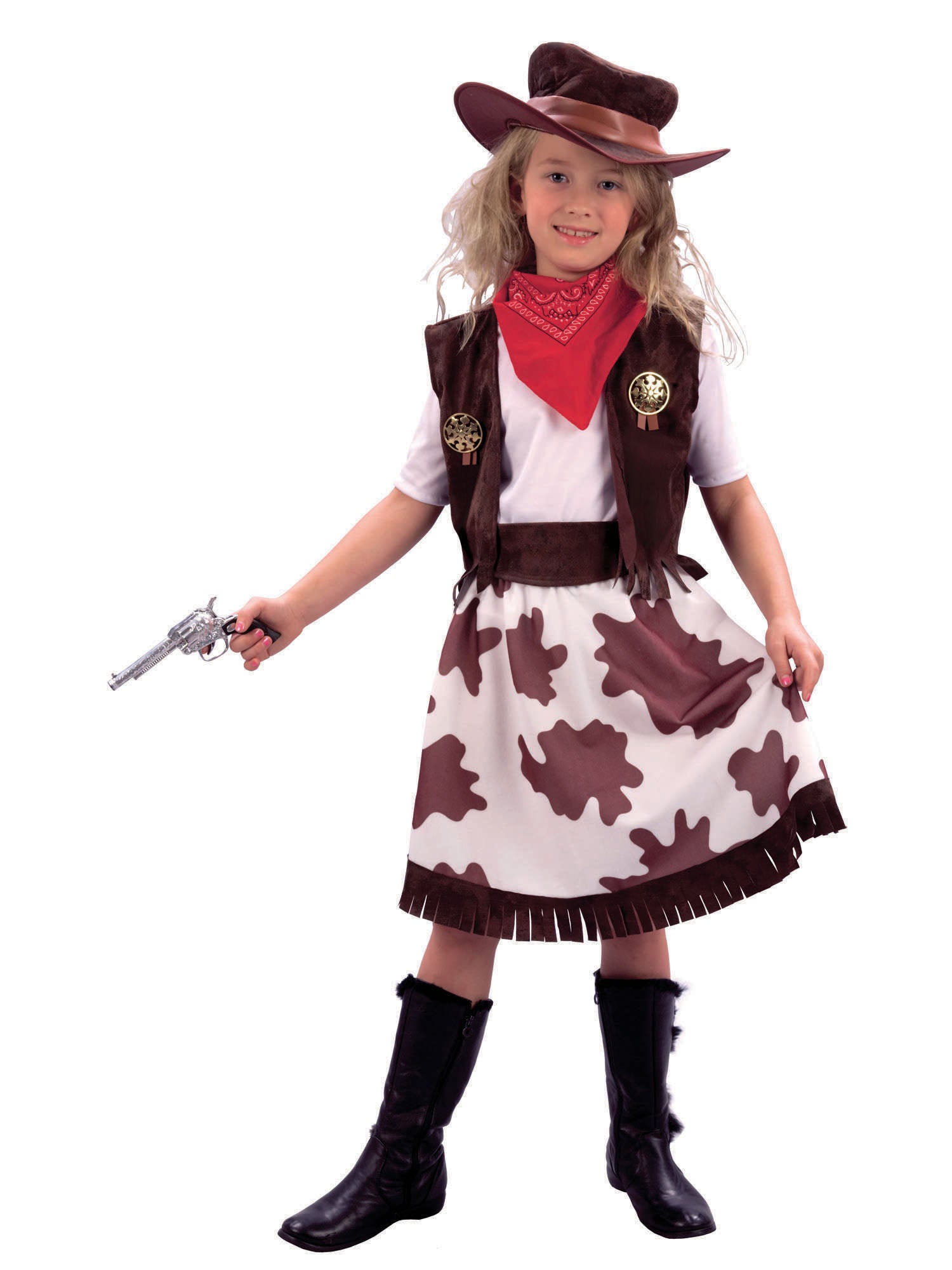 Cowgirl / Cowprint Skirt (S)
