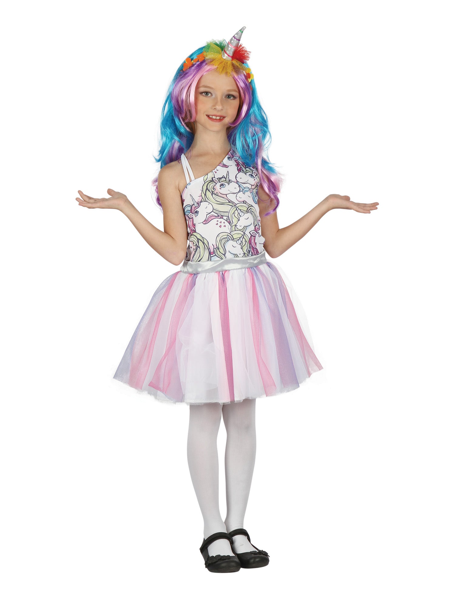 Unicorn Dress (Headpiece + Wig) (M)