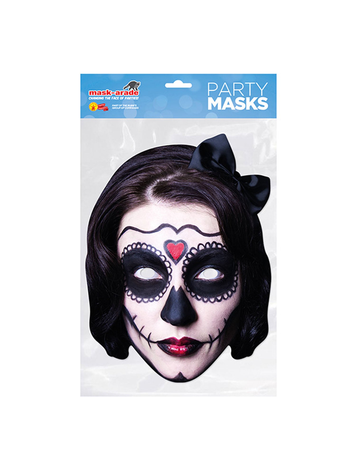Day of the Dead Female Black Mask