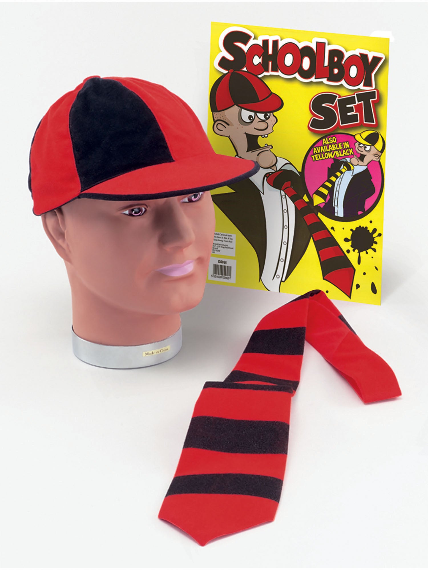 Schoolboy Set (Red/Blk & Yellow/Blk)