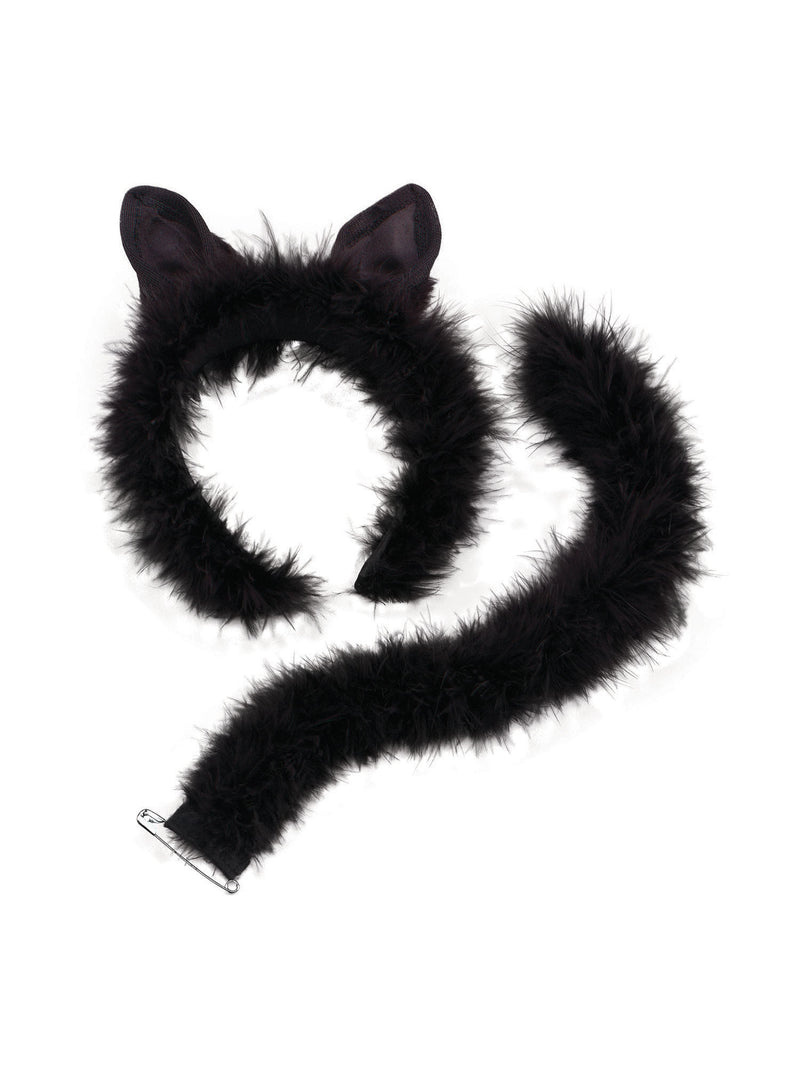 Cat Set - Marabou Trim