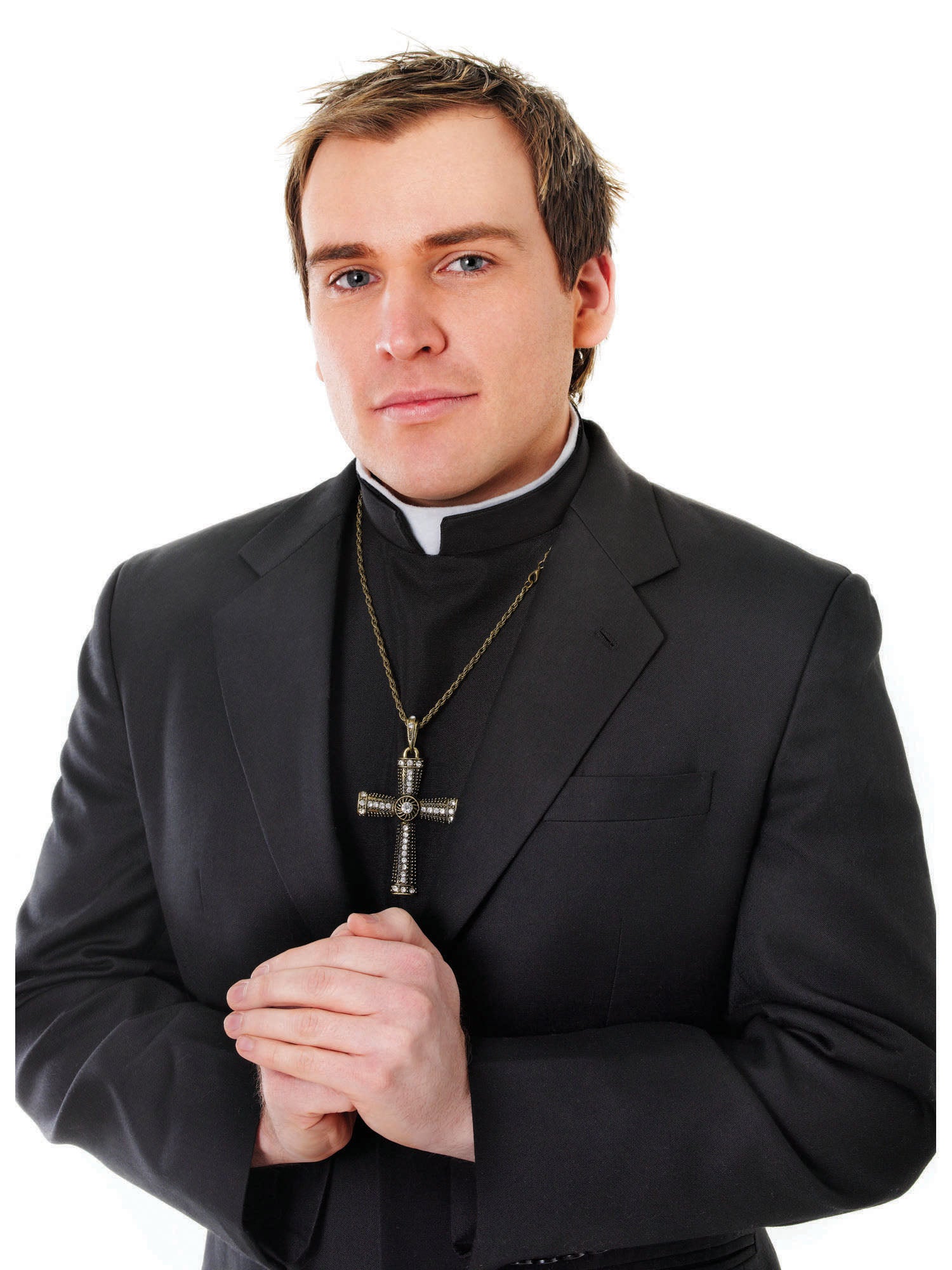 Priest Shirt Front With Collar