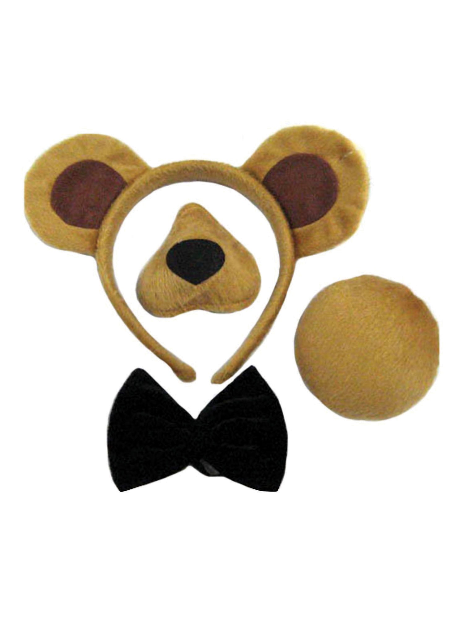 Bear Set (Ears, Nose, Tail & Bow Tie)