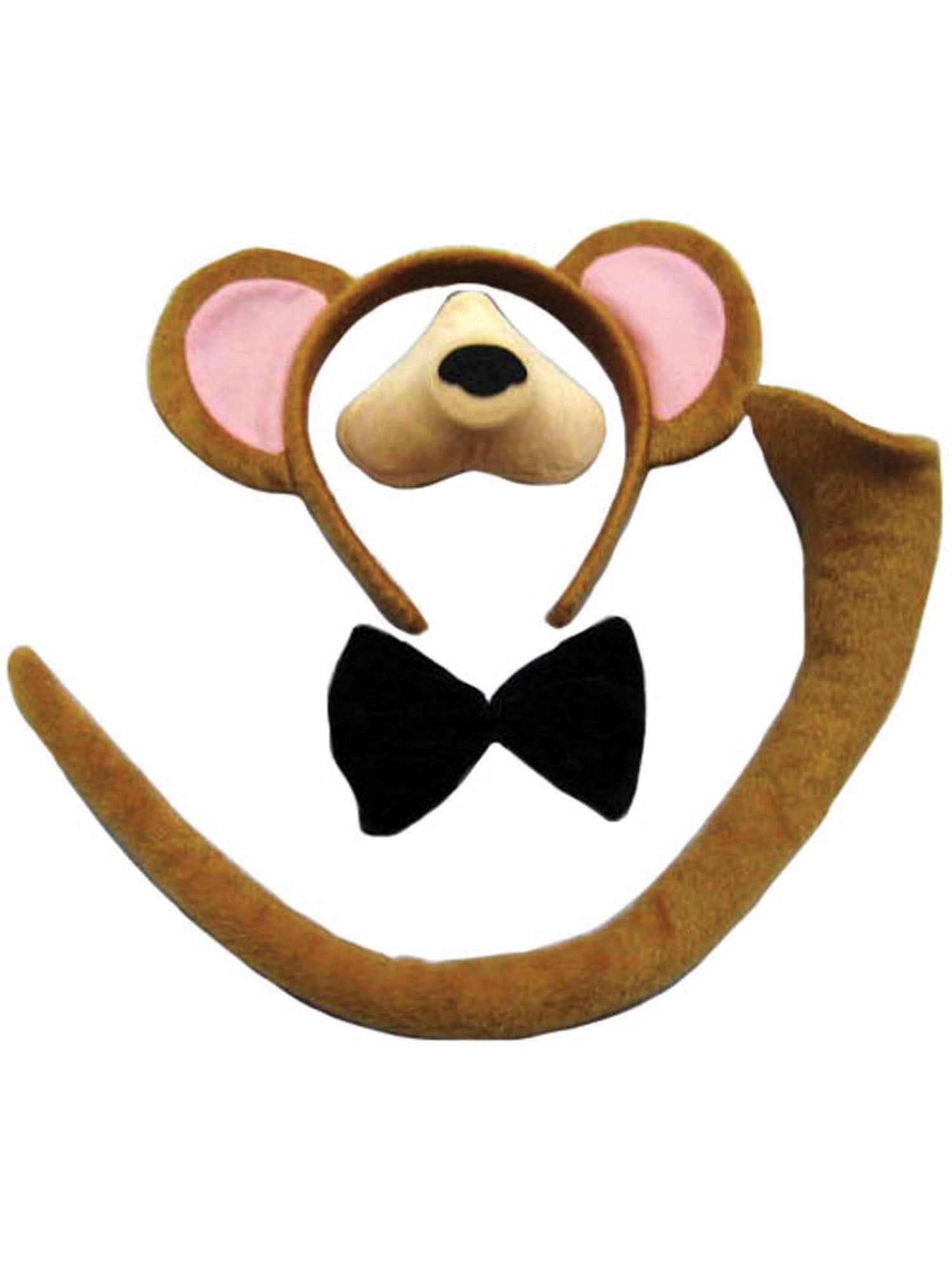 Monkey Set (Ears, Nose, Tail & Bow Tie)