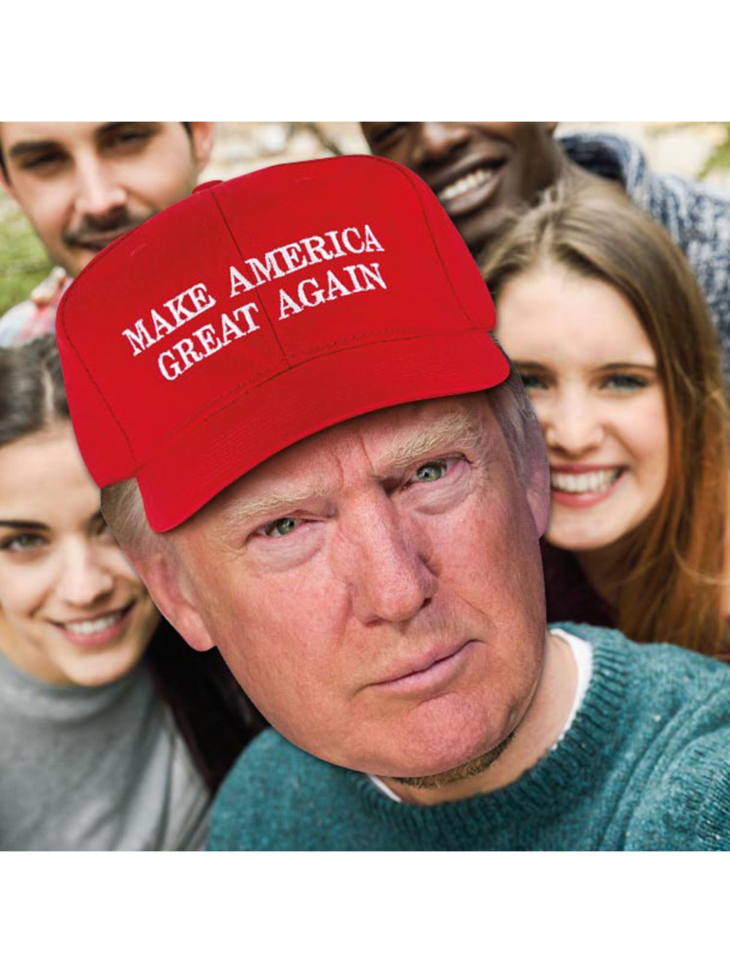 Donald Trump MAGA Celebrity Face Mask