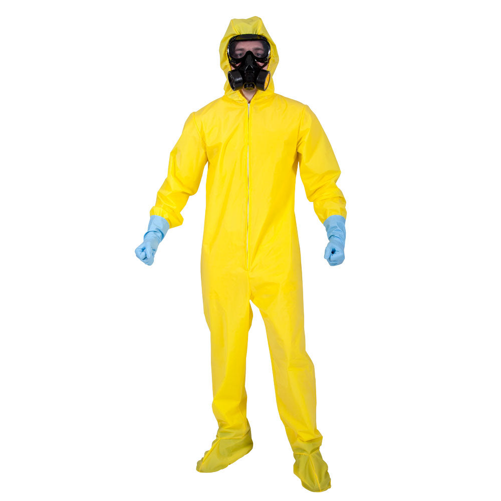 Hazmat Suit with Hood & Zip Closure-1
