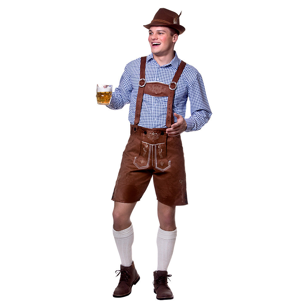Authentic Lederhosen- Faux Suede-1