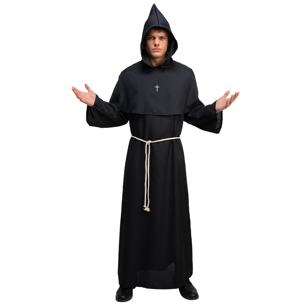 Medieval Monk Costume Black