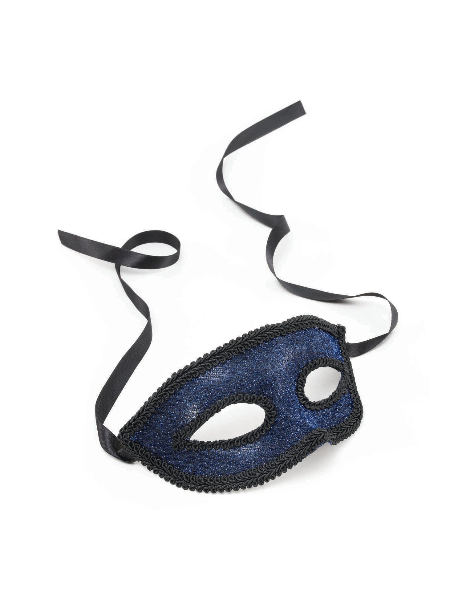 Blue Eyemask + Ribbon Tie